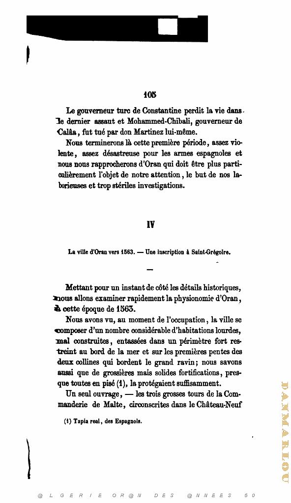 HISTOIRE D ORAN AVANT PENDANT APRES LA DOMINATION ESPAGNOLE D HENRI LEON FEY 1858_000122.jpg